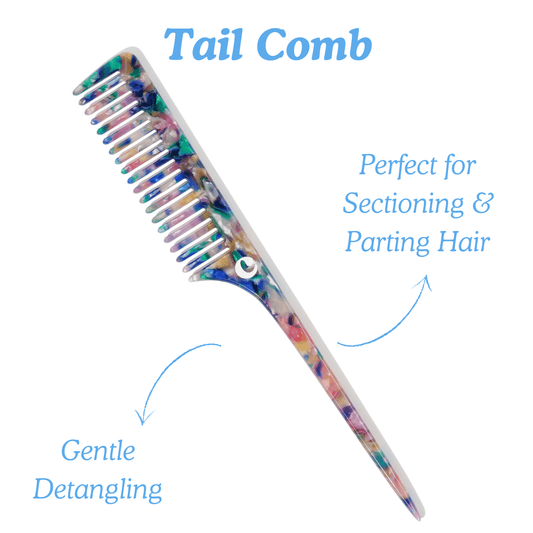 Tail Comb – Sectioning, Parting & Detangling Comb - Curldo