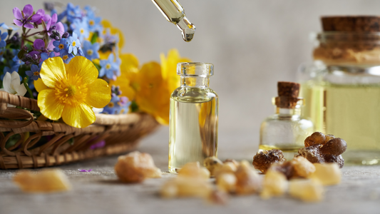 Hair oils and flowers