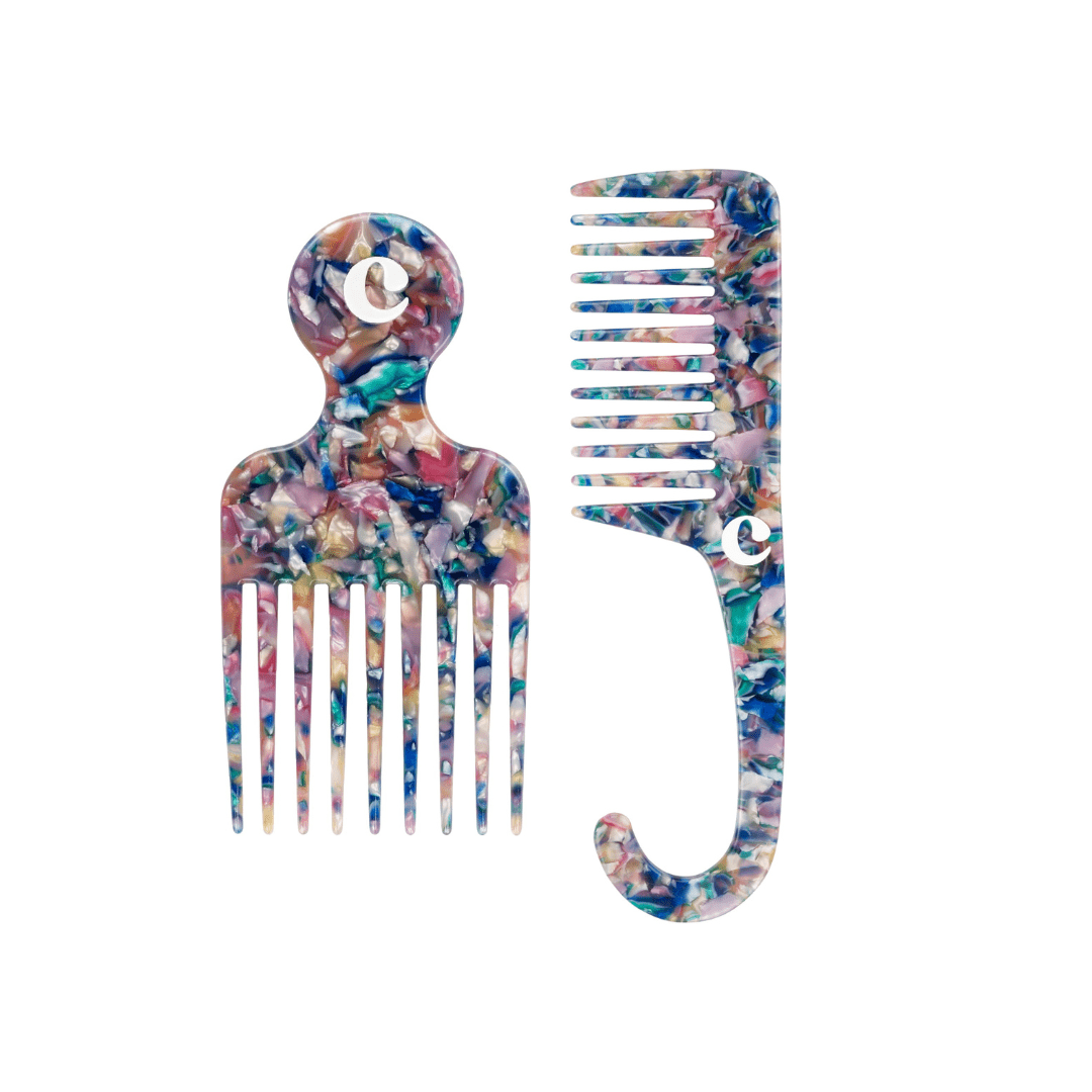 Curl Comb Duo - Confetti - Curldo