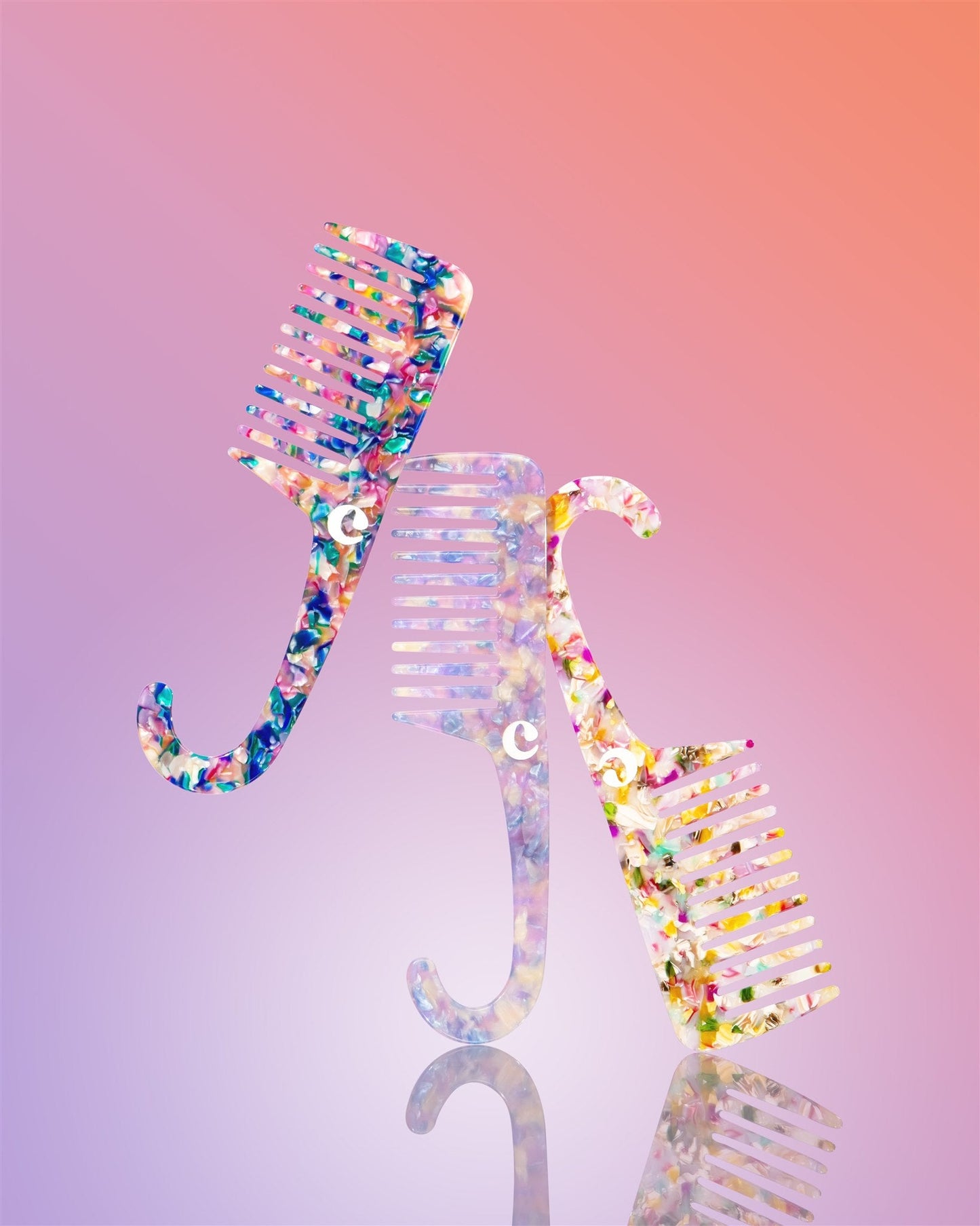 Curl Detangling Shower Comb – Wide Tooth Comb for Curly Hair - Curldo