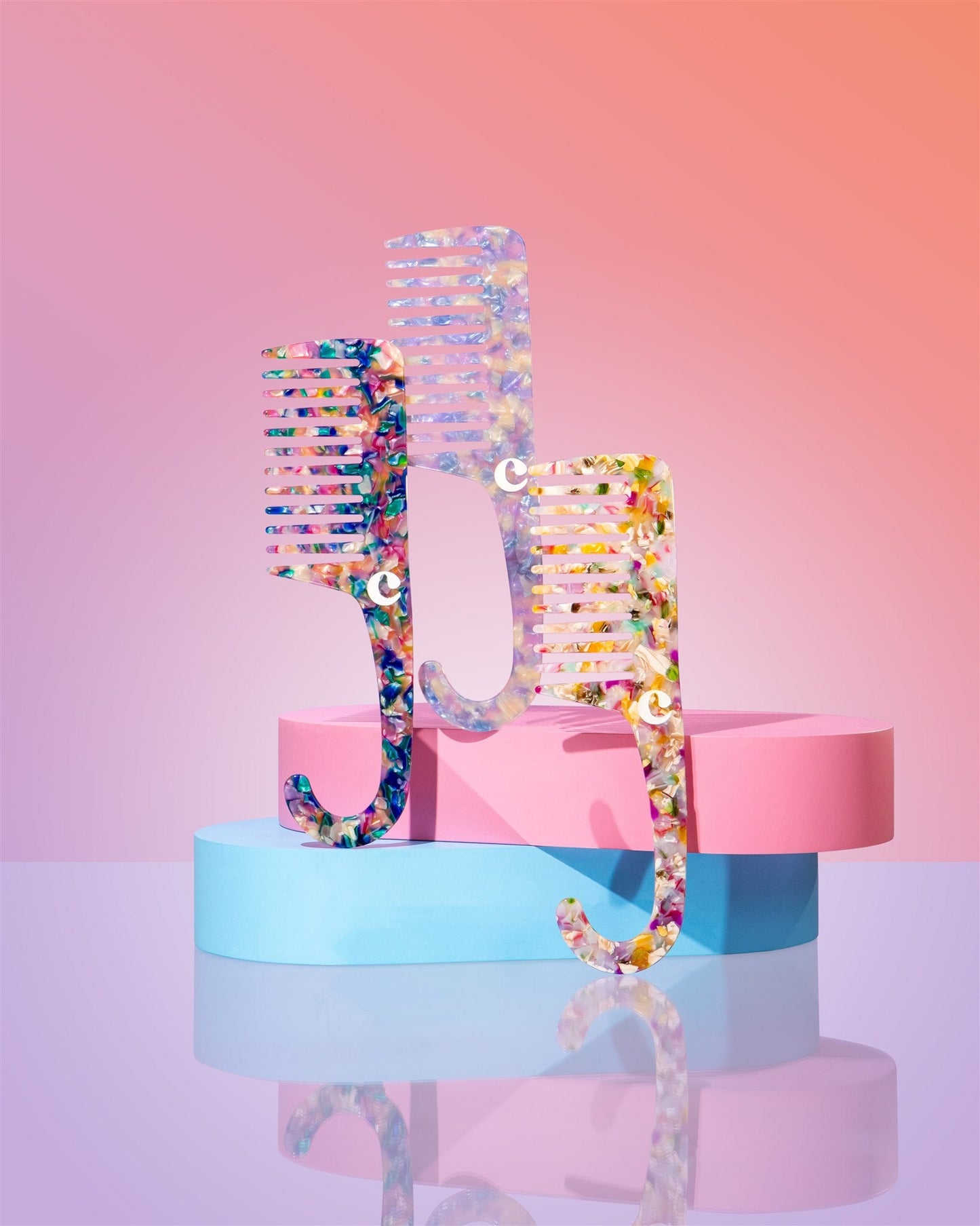 Curl Detangling Shower Comb – Wide Tooth Comb for Curly Hair - Curldo