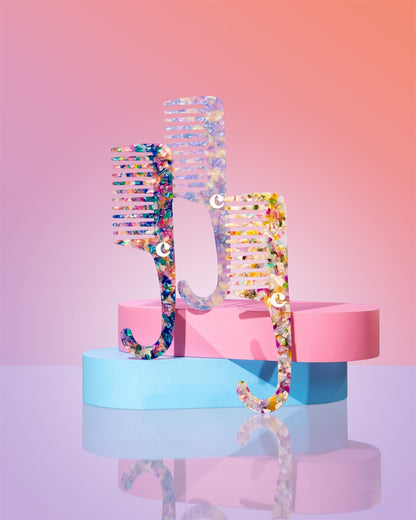 Curl Detangling Shower Comb – Wide Tooth Comb for Curly Hair - Curldo