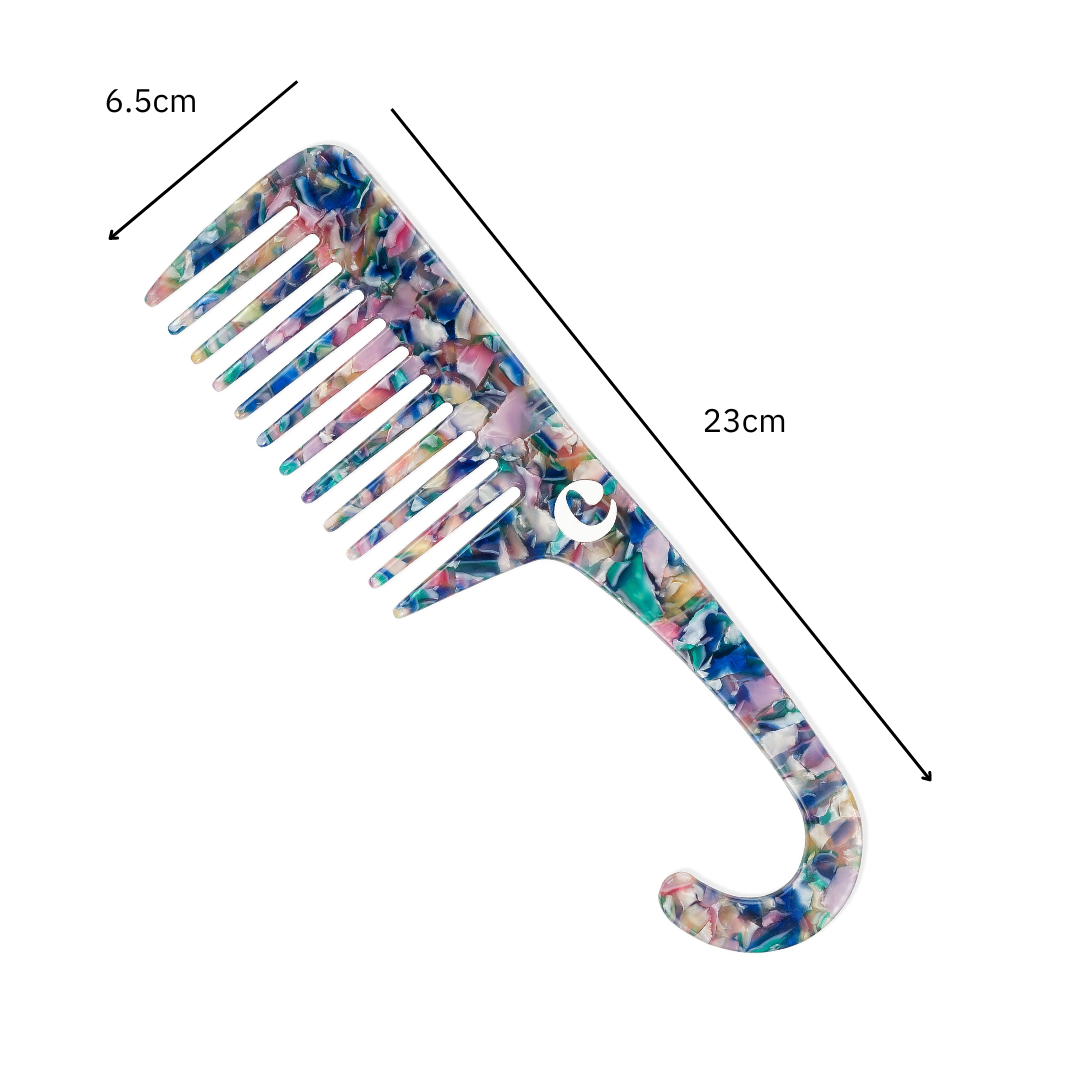 Curl Detangling Shower Comb – Wide Tooth Comb for Curly Hair - Curldo