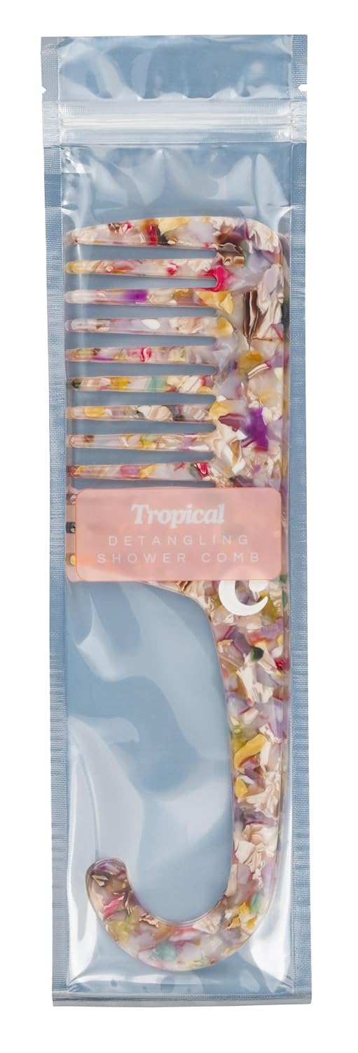 Curl Detangling Shower Comb – Wide Tooth Comb for Curly Hair - Curldo