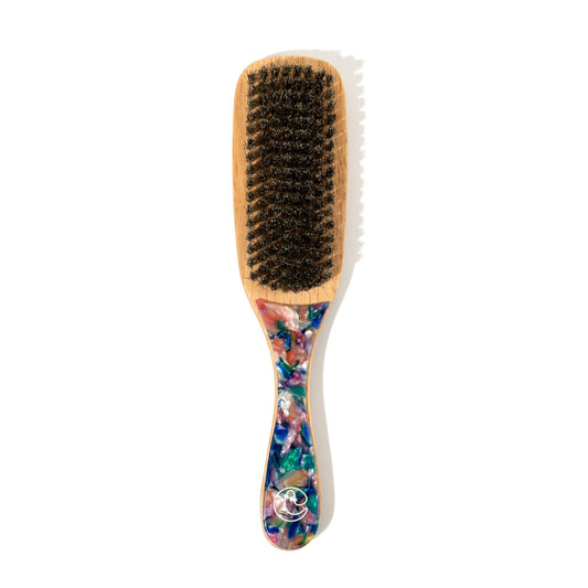 Smoothing Slick Back Boar Bristle Brush - Curldo