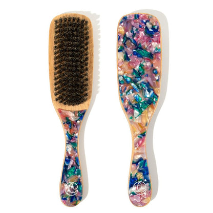 Smoothing Slick Back Boar Bristle Brush - Curldo